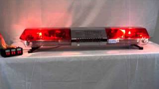 VOLTEX 48quot FIRE EMS RED HALOGEN LED COMBO LIGHT BAR LIGHTBAR [upl. by Araf]