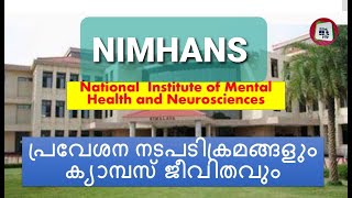 Career Guidance Class  NIMHANS Bangalore  Admission procedures  Campus Experiences [upl. by Sew]