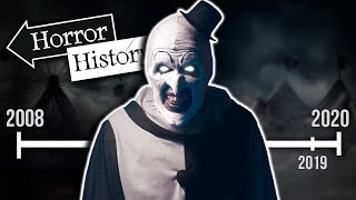 Terrifier The History of Art the Clown  Horror History [upl. by Sayles]