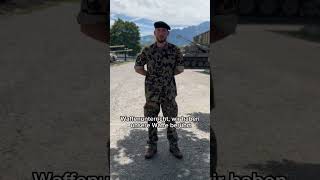 Recrue Gobet schweizerarmee armeesuisse esercitosvizzero ausbildung panzer [upl. by Voletta367]