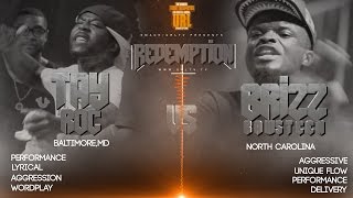 TAY ROC VS BRIZZ RAWSTEEN SMACK URL RAP BATTLE 2015  URLTV [upl. by Zetnas]