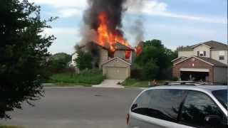 House Fire on Sunbird Lake  4102012 [upl. by Reggi]