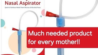 Luvlap Nasal Aspirator luvlap nasalaspirator noseblower musthavebabyproducts [upl. by Erving]