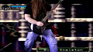 Castlevania Symphony of the Night  Draculas Castle on guitar [upl. by Anekahs373]