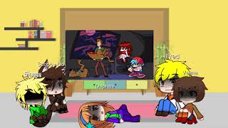 Scooby gang reacts to week 2 and finale fnaf mod this is sooo long [upl. by Lemaceon530]