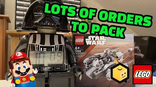 Packing Bricklink Orders  LEGO Vlog 31  Starting a Bricklink Store in 2023 [upl. by Eilrahs681]