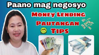 Paano mag negosyo ng money lending l Tips [upl. by Becka]