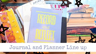 Current Journal and Planner Line Up [upl. by Macleod525]