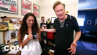 Conan Hunts Down His Assistants Stolen quotGigolosquot Mug  CONAN on TBS [upl. by Enyawd]