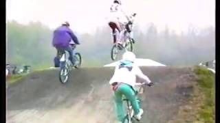 Deuxième manche du championnat dEurope Superclass de BMX 1991 à Grandson [upl. by Ativet959]