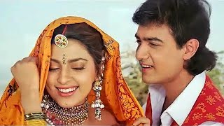 Ghoonghat Ki Aad Se  Hum Hain Rahi Pyar Ke  Kumar Sanu  Alka Yagnik  1993  Romantic Hindi Song [upl. by Renado]