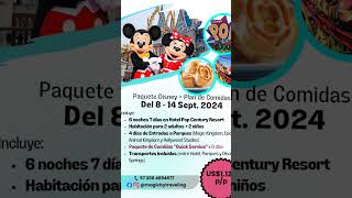 Cuánto me cuesta ir a Disney en 2024 con Hotel 4 Parques y Plan de comidas incluido [upl. by Hanah]