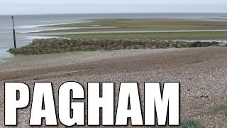 Pagham  beach fishing venue West Sussex South Coast England Britain [upl. by Olsen]