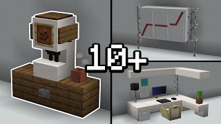 10 OFFICE Build Hacks in Minecraft [upl. by Elia]