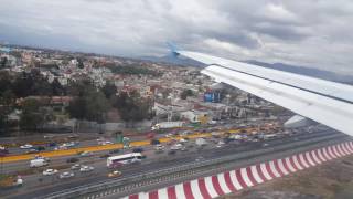 Landing in Mexico City 4K 102716  Aterrizaje en CDMX 4K 27 Octubre 2016 [upl. by Ytsenoh721]