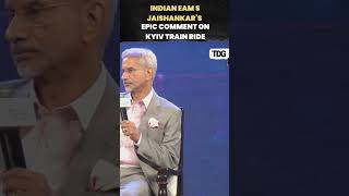 watch  Jaishankar’s Epic Comment on Kyiv Train Ride Wins Applause viral shorts [upl. by Jasmin]