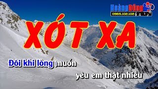 Xót Xa Karaoke  beat chất lượng cao [upl. by Izogn84]