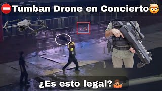 Derriban drone en pleno concierto con inhibidor de señal 2024 ¿es esto legal Que No te Sorprendan [upl. by Natlus]