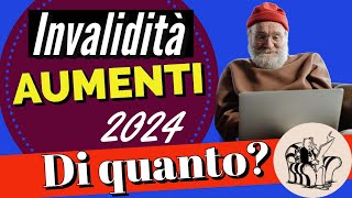 PENSIONI INVALIDITÀ ♿️ AUMENTO 2024 👉 ECCO di QUANTO POTREBBERO AUMENTARE 📈 Previsioni 🔎 [upl. by Kamat]