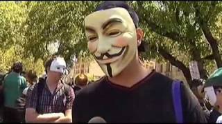 Anonymous Raid in Adelaide [upl. by Acinoev984]