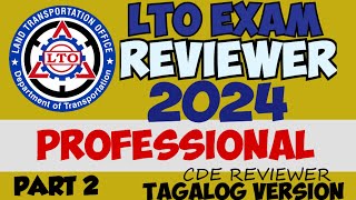 2024 PROFESSIONAL LTO EXAM REVIEWER TAGALOG PART 2 [upl. by Ganny]