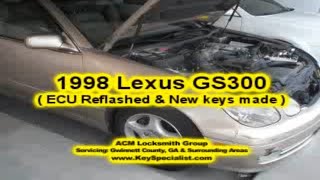 1998 Lexus GS300  Lost Key Replacement amp ECU Reflashed [upl. by Devine512]