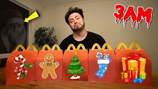 DO NOT ORDER ALL CHRISTMAS HAPPY MEALS AT 3 AM DISGUSTING [upl. by Vookles]