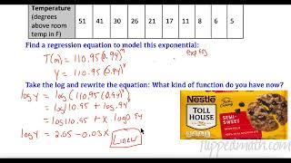 AP Precalculus – 215 SemiLog Plots [upl. by Otha]