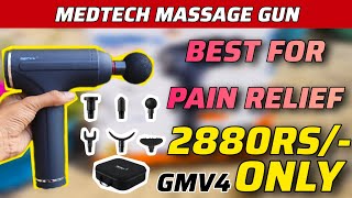 Medtech Massage Gun Review  Medtech Massage Gun GMV4  Best Massage Gun in India  Best Massage Gun [upl. by Mohl135]