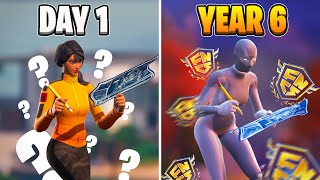 6 Years of Competitive Fortnite Progression Noob to Pro [upl. by Kinsler]