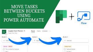 Move Planner Tasks Between Buckets using Flow Microsoft Power Automate [upl. by Arreik]