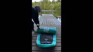 How to get your pup used to your SUP 🐶🏄 📹 mistyandstormy [upl. by Ynnub637]