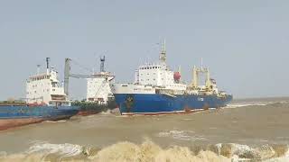 अलंगपोर्टमैंआयानयाजहाज viral ship Dhartiputra shipyard shipvideo portShip Alangport [upl. by Tammara355]