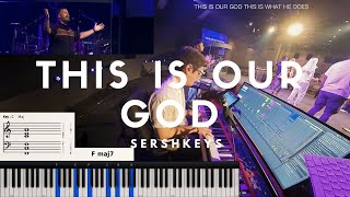 THIS IS OUR GOD  Phil Wickham  SERSHKEYS KEYS CAM [upl. by Euqilegna]