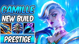 NEW BUILD  SEASON 14 CAMILLE LETHALITY FULL BURST  PRESTIGE WINTERBLESSED CAMILLE GAMEPLAY [upl. by Decker14]