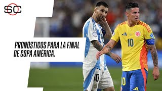 ARGENTINA VS COLOMBIA  ¿Cuáles son los PRONÓSTICOS para la FINAL de COPA AMÉRICA [upl. by Roel173]