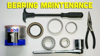 How to Repack Trailer Wheel Bearings Start to Finish [upl. by Adnolor]