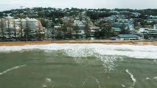 Big waves at Terrigal and Wamberal Beach Shot on DJI Mavic2Pro [upl. by Leyla]