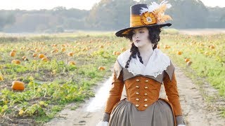 Costume Spotlight 18th c Striped Redingote [upl. by Aeuhsoj830]