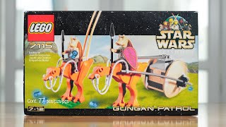 LEGO Star Wars 7115 GUNGAN PATROL Review 2000 [upl. by Eimyaj961]