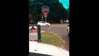 Stop sign disregarded in Braam Pretorius street Sinoville [upl. by Ellenaej]