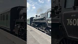 Steam Train passing through Northiam staton Rye KESR [upl. by Ajiat]