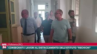 Polistena RC Consegnati i lavori al distaccamento dellIstituto quotRechichiquot [upl. by Sharia]