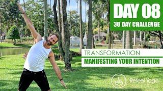 Day 8 Focus on Transformation  30 Day Yoga Challenge [upl. by Beebe]