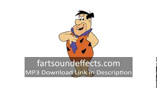 Fred Flintstone Funny Fart Sound Effect [upl. by Matlick133]