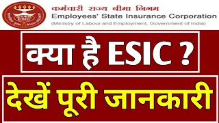 ESIC क्या है  ESIC का लाभ किसको मिलता है  ESIC Kya Hota Hai in Hindi  Full Form of Esic [upl. by Enihpad]