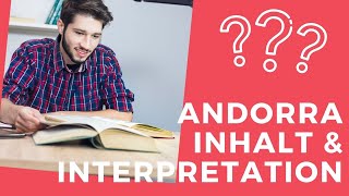 Max Frisch Andorra  Inhalt und Interpretation [upl. by Lehacim]