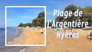 Plage de lArgentière Hyères [upl. by Clotilda362]