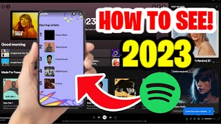 How To See Your Spotify Wrapped 2023 How To Get [upl. by Atirat587]