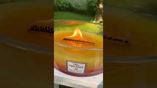 WoodWick Trilogy Candle woodwick candles summer asmr asmrsounds trilogy tropical [upl. by Oht]